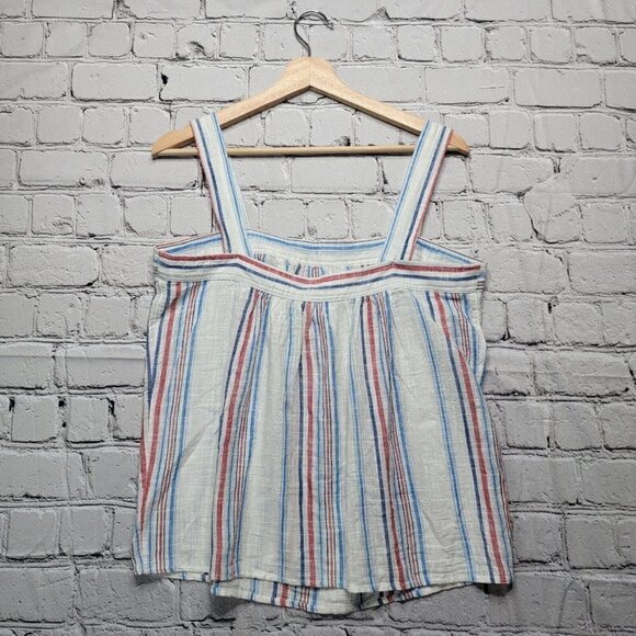 Gap 100% Cotton Vertical Stripe Sleeveless Top Size S - Picture 9 of 12